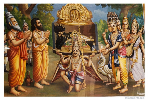 srirangam golden vimana